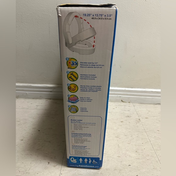 AquaSense Toilet Seat Riser - Picture 2 of 3